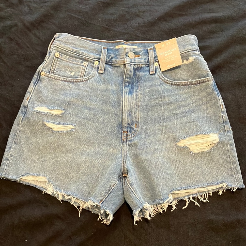 Madewell Mom Jean Shorts